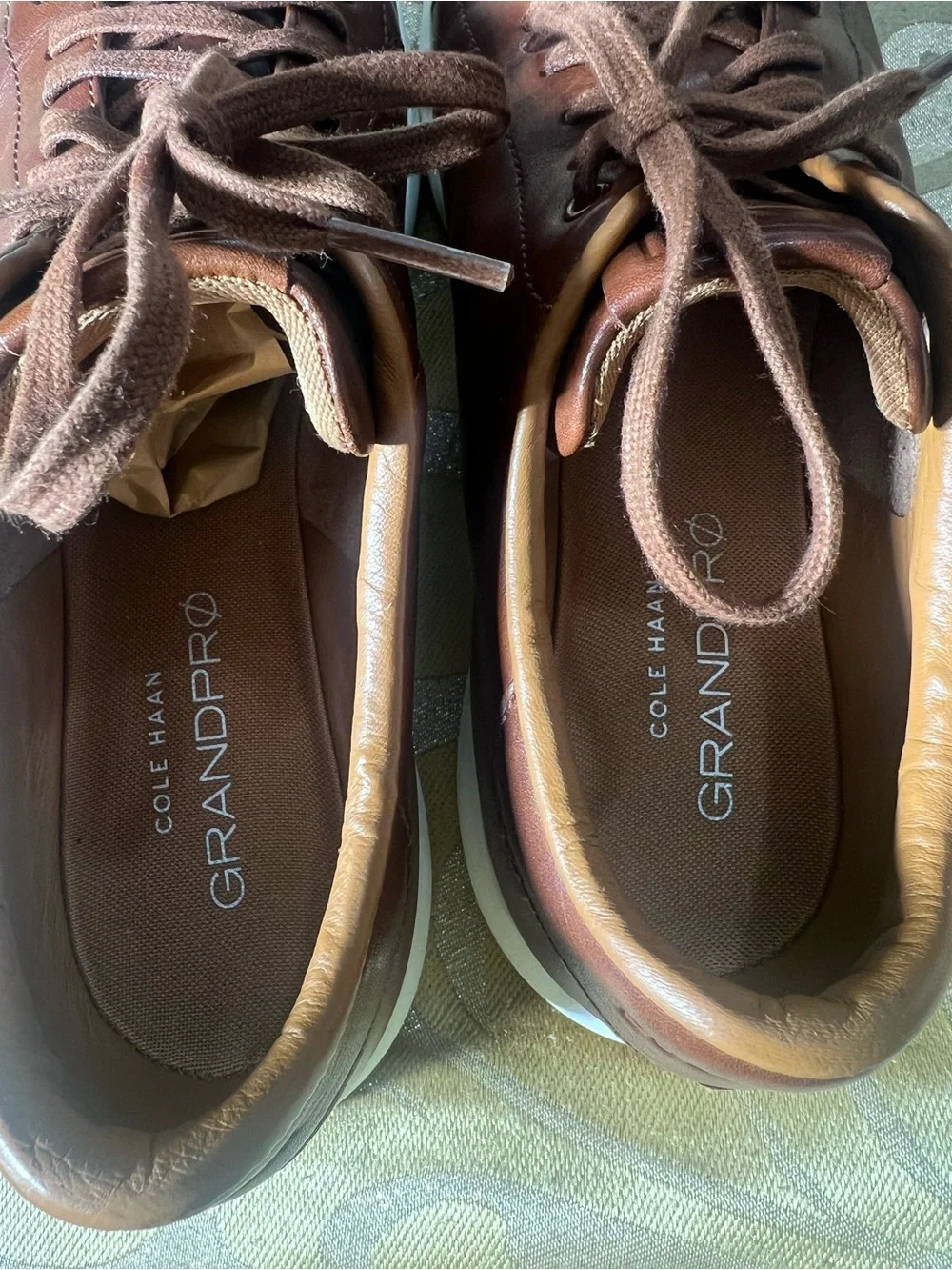 Cole Haan GRANDPRO Tennis Sneaker Woodbury Leather Mens 11 Wide 11W